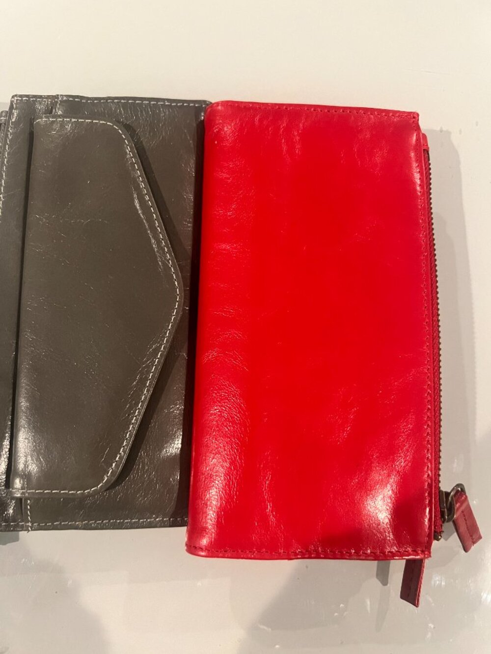 NWT TWO (2) Latico Leather Wallet Bundle -RED and CLY- - Picture 6 of 6